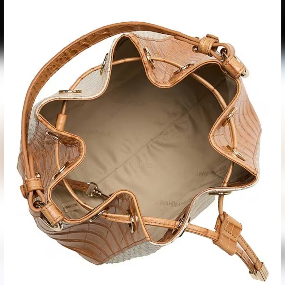 Brahmin Melinda Multi Castalia Bucket Bag - Picture 12 of 13